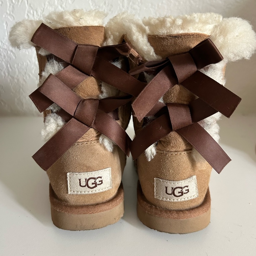 UGG Kids' Brown Boots with Bows